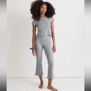 Madewell Pointelle Baby Tee Pajama Set